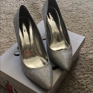 Silver heels